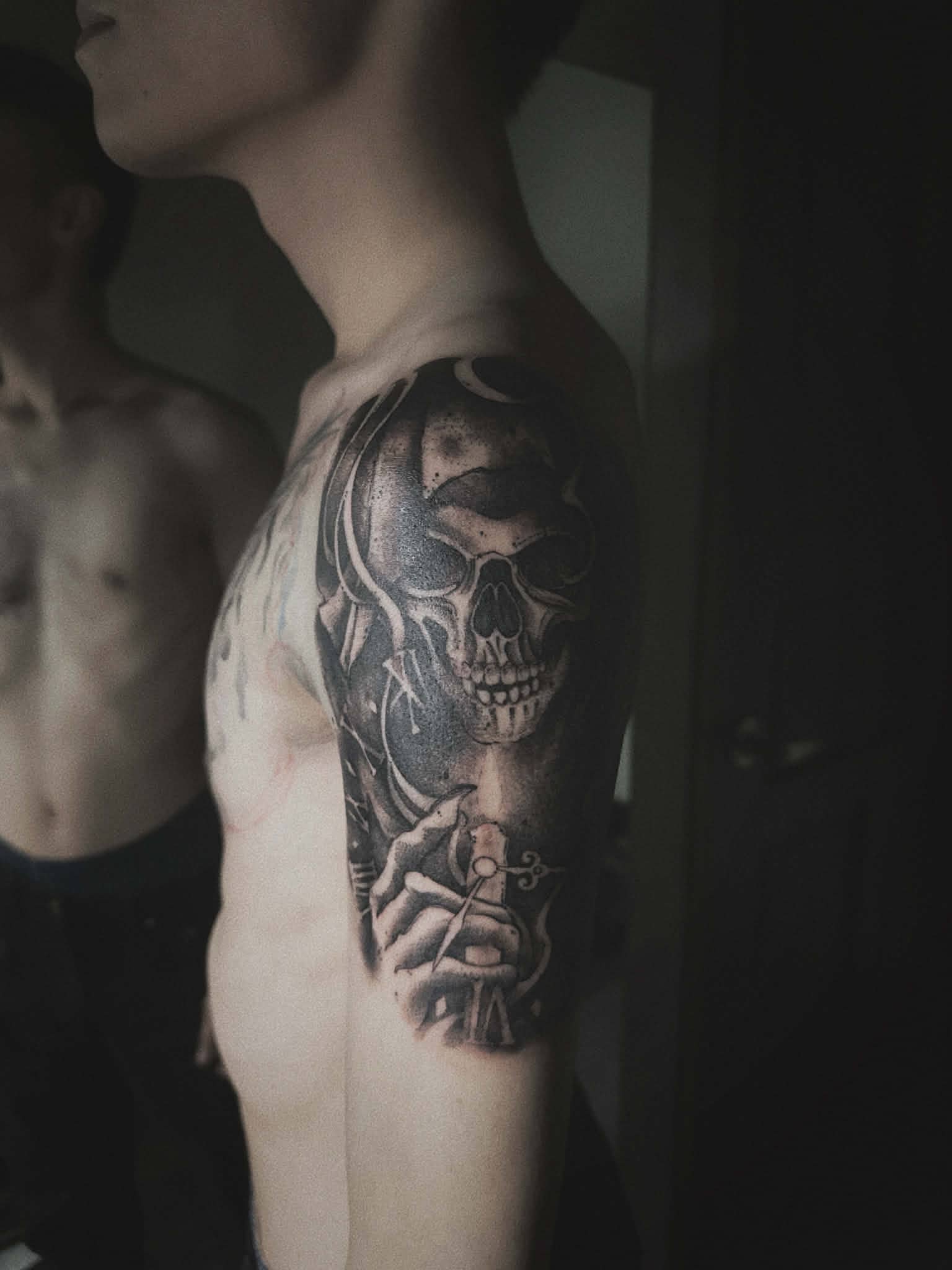 刺青作品：死神