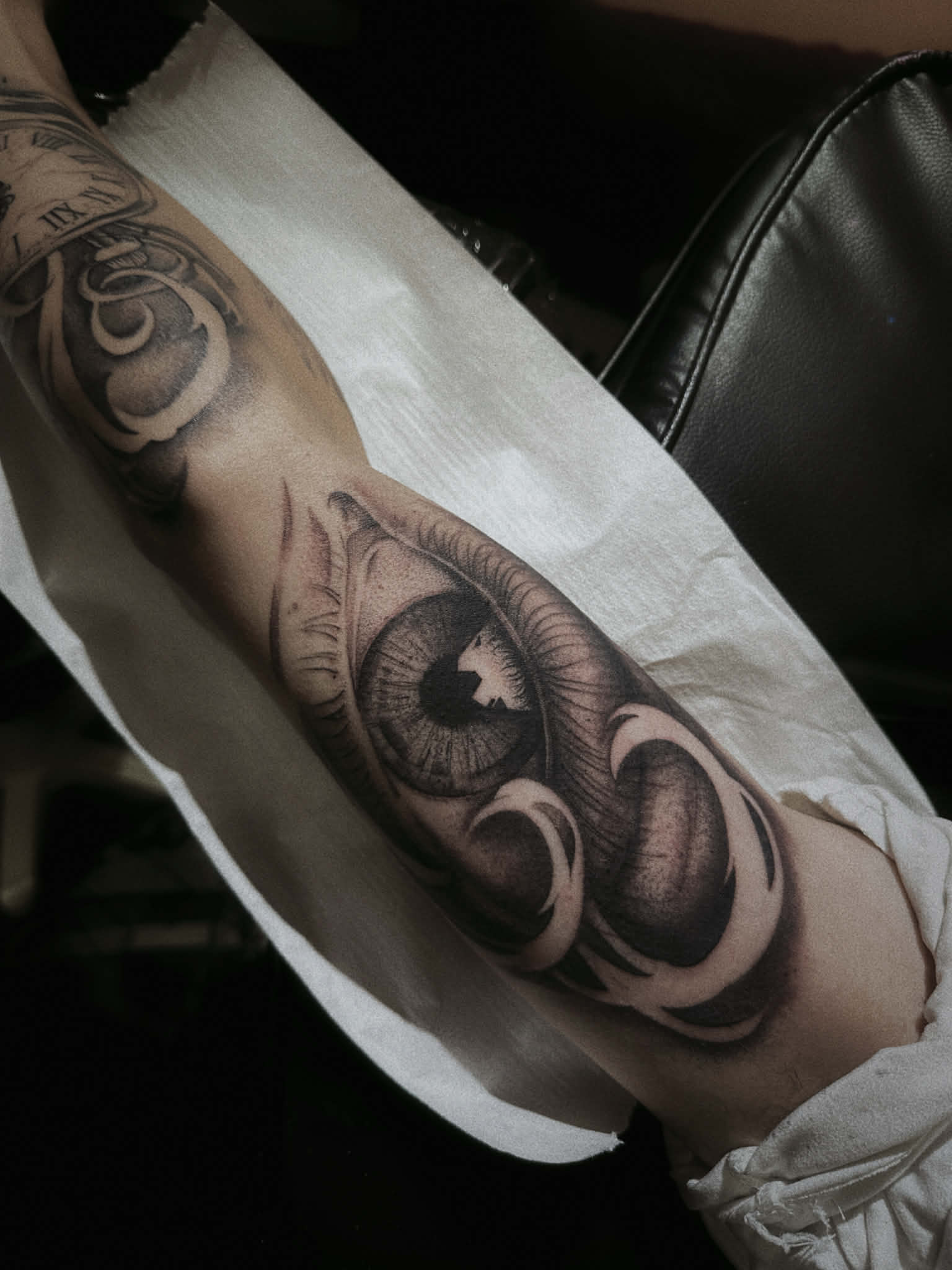 刺青作品：注視